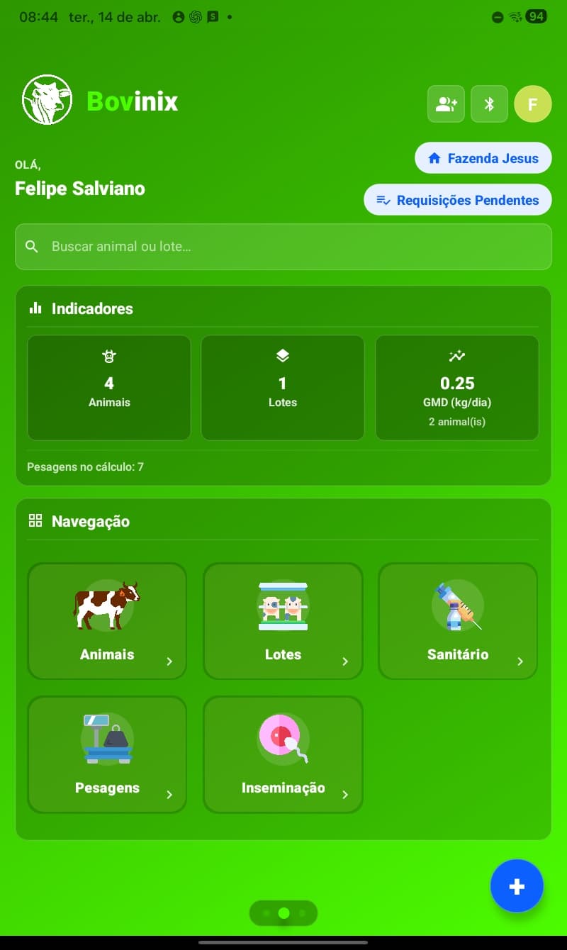 Bovinix – Dashboard